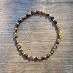 Handmade Natural Gemstone 4mm Dainty Beaded Bracelets Photo 5