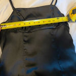 Hippie Rose Elegant Black satin dress Photo 5