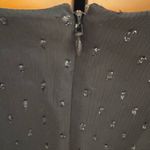 EXPRESS Black Long Sleeve beaded deep V-neck belted festival Wrap Romper siz XXS Photo 7