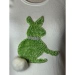 Jamie Kreitman Tank Top Women Small White Jeweled Velour Rabbit Retro Athleisure Photo 5