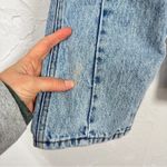 Revice Denim Revice Blue Acid Wash Straight Leg Jeans Womens 24 High Rise Button Fly Casual Photo 4