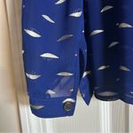 Alice Blue  Stitch Fix Lucia Henley Sheer Blouse Photo 1