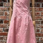 Nell Couture corset silk/polyester pink cocktail dress / 4 / Excellent condition Photo 0
