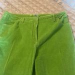 Marina Rinaldi size 17 (US 10) green corduroy pants but flare cute euc Photo 2
