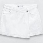 ZARA cream denim skirt cream Photo 0