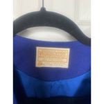 Pendleton  Vintage 100% Virgin Wool Cobalt‎ Blue Blazer Size 8 Photo 2