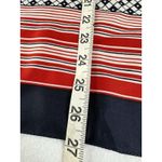 Vintage Rain Repellent Ship Woman's‎ Square Polyester Scarf Red Blue bandana Photo 7