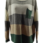 Vanilla Bay  Angora Striped Sweater Style #VT0001 SELF Casual Soft School Y2K L Photo 0