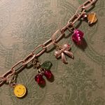 Gold Charm Bracelet with Colorful Charms Photo 1