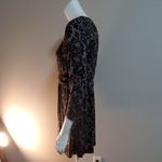 Soma  Tan & Black Faux Lace Patterned Dress (M) Photo 3