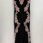 Betsy and Adam  Women's Long Dress with Lace Mother Of The Bride Wedding Size 2 Photo 1
