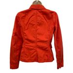 J.Crew  Academy‎ Schoolboy Preppy Blazer XS Orange Single Button Halloween Fall Photo 1