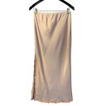 Wild Fable  Womens Pink Satin Slip Skirt Sz S Lace Coquette Minimalist Feminine Photo 1