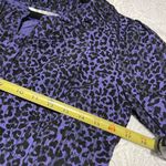 Harvé Benard Harve Benard Crinkle Blouse Goth 3/4 Sleeve Button Down Ruffle Detail Medium Photo 11