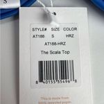 Anthropologie Brand New Andie “Scala” Bikini Top in Horizon Blue - Size S -  Photo 2