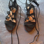 Vince Camuto  Black Strappy Sandals Photo 0