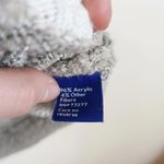 Apt. 9  Cowl Neck Chevron Sweater M White Gray Soft Cozy Tunic Knit Hygee Cozycore Photo 3