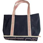 Vineyard Vines For Target Navy and Pink Large Beach Bag Tote Blue Photo 0