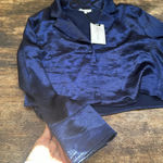 Emory park Blue blouse size large NWT Photo 3