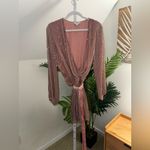 Karina Grimaldi  Garda beaded mini dress‎ with velvet belt Large Photo 4