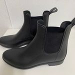 Target  Black Ankle Rubber Rain Bootie women’s size 9 Photo 1