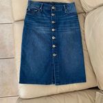 Tommy Hilfiger EUC Denim Pencil Midi Skirt Photo 1