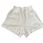Varley DoubleSoft Cream Shorts Lounge Drawstring Casual Womens Small Photo 0