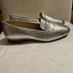 Cole Haan  Metallic Silver Loafers Photo 1