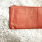 HOBO | Vida Coral Pink Clutch Wallet Wristlet Bag Zip Closure | 10"x5.25" Photo 1