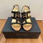 Tommy Hilfiger Edessa Black Cork Heels Photo 0