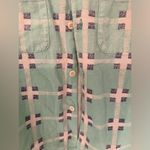 RE/DONE REDONE Women’s Blue Button Up Long Sleeve Shirt Size Small Photo 6