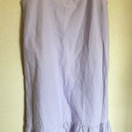 ZARA  Cotton Midi Dress Sz Medium Pastel Purple Lavender‎ Strappy Tiered Flowy Photo 0