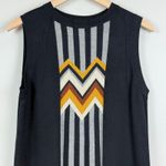 Missoni for Target Sweater Dress Women's Medium Black Zig Zag Striped Chevron Photo 3
