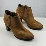 Sperry Top Sider Dasher Booties Women Size 8.5 Brown Western Boho Leather Boots Photo 0
