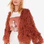 Nasty Gal Shaggy Cardigan Photo 0