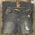 D. Jeans 🌺 DARK HIGH WAISTED FLARE DENIM JEANS SIZE 12🌺 Photo 0