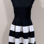 Black and White Striped Dress Size 6 Photo 0