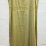 Vintage Clio Sleeveless Maxi Dress in Light Olive Beachy Travel Lightweight Green Size M Photo 0