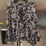💕NILI LOTAN💕 Acadia Silk Blouse ~ Black Paisley Size XS Photo 9