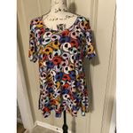 LuLaRoe  Sm Perfect Tee Jack Skellington Skulls Disney Multicolor Swing Dress NEW Photo 2