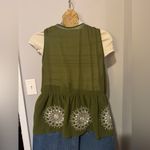 Cato  Olive Green Embroidered Sheer Vest Size 18/20W Photo 1