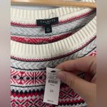 Talbots New NORDIC FAIR ISLE CREWNECK SWEATER lambs wool blend size 3X Photo 2