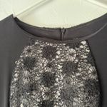 Dressbarn Y2k Black Lace Sequin Sheath Short Sleeve Dress Grunge Goth Party Size 6 Photo 3