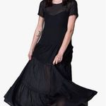 For Love & Lemons nwt black sombrero maxi dress size XS Photo 2