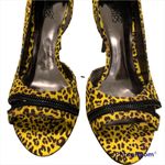 Carlos Santana Tropicana Leopard Print Open Toe Pump Photo 5