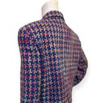 Doncaster Vintage 90's Don Caster 100% Silk Patterned Colorful Cropped Blazer Photo 4