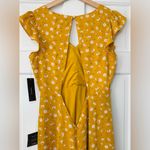 Lulus NEW! Lulu’s Fresh Picked Mustard Yellow Floral Backless Maxi Dress Size M NWT Photo 7