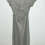 Emory park Tie Front Midi Dress Photo 4