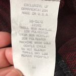 Cricket Lane Red Black Checked Jacket 16 USA Blazer Cardigan Plaid Vintage Photo 6