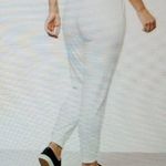 Badgley Mischka French Terry Jogger Pants with Pockets White Women's Size L Photo 8